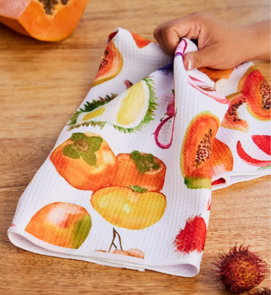 Asian Fruit Dish Towel