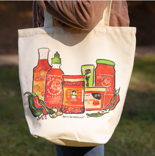 Asian Hot Sauces Tote