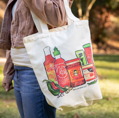 Asian Hot Sauces Tote
