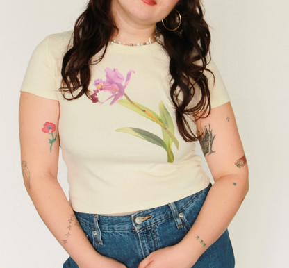 Orchid Baby Tee