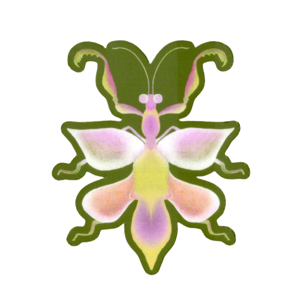 Orchid Mantis Sticker