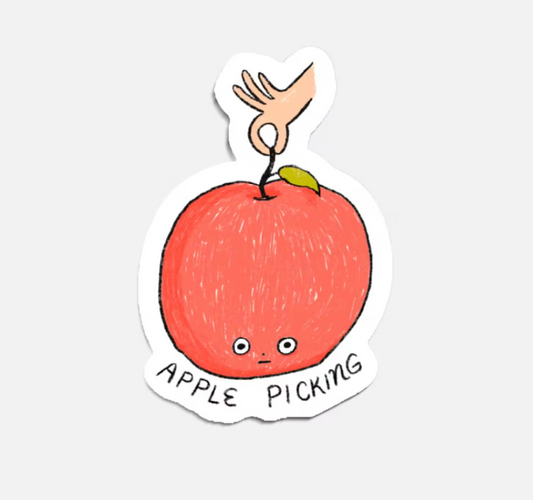 Apple Picking Sticker