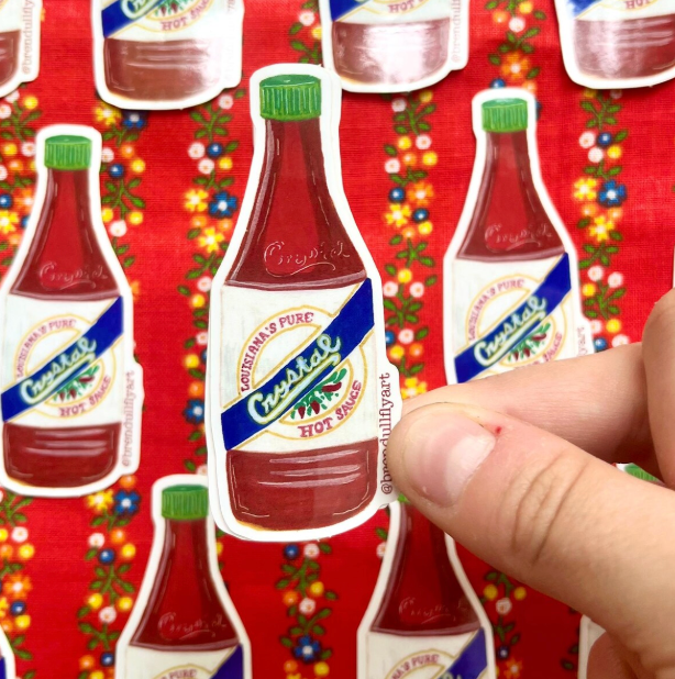Crystal Hot Sauce Sticker