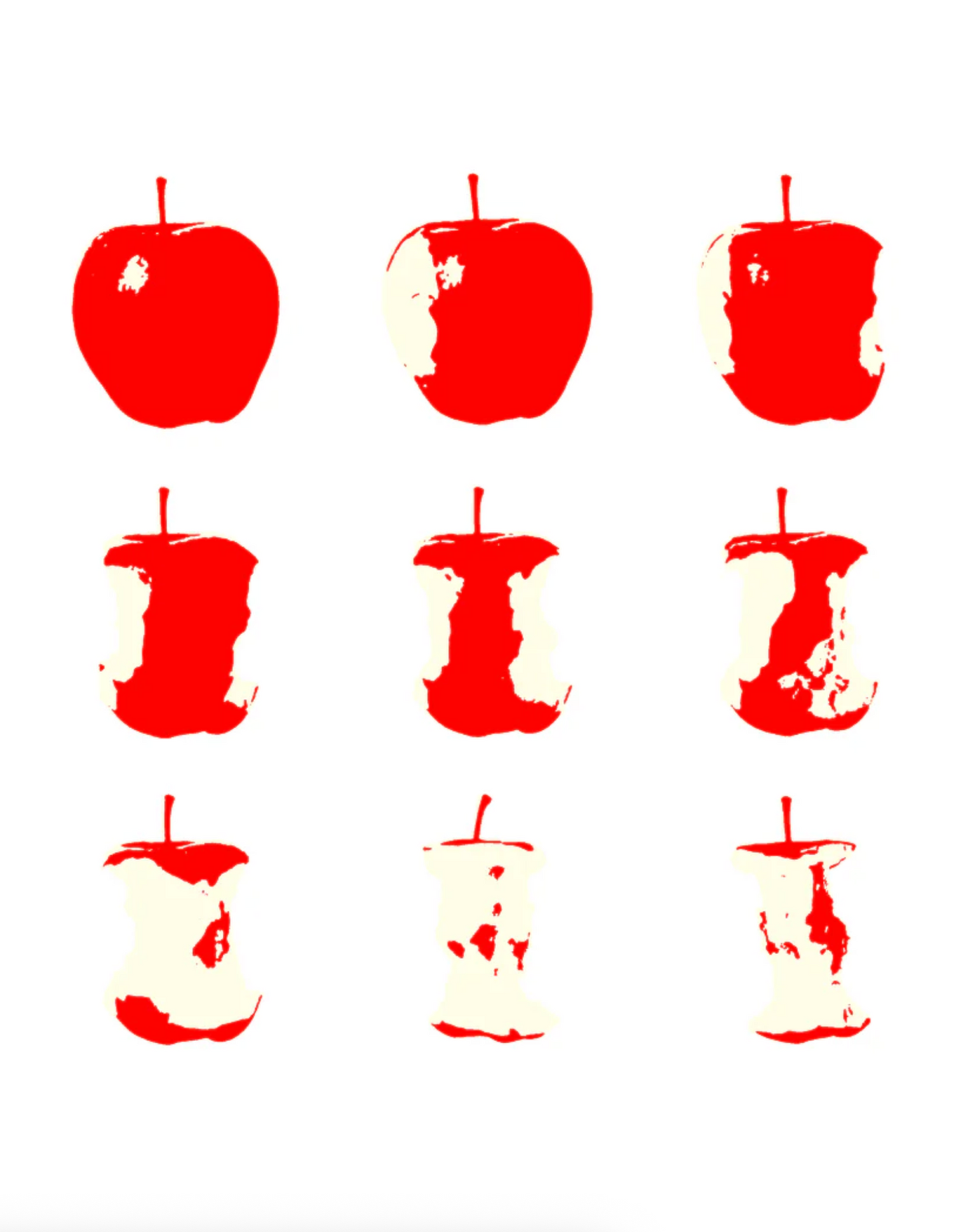 Red Apple Print
