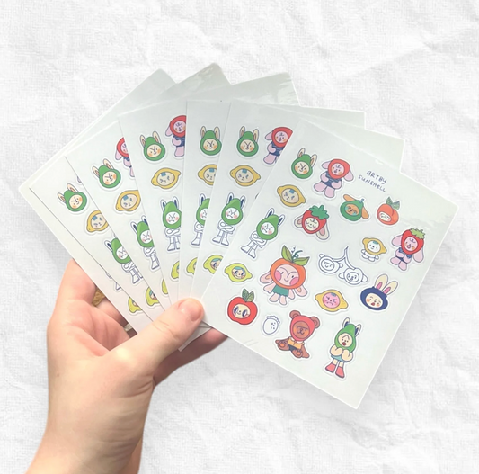 Frooti Friends Sticker Sheet