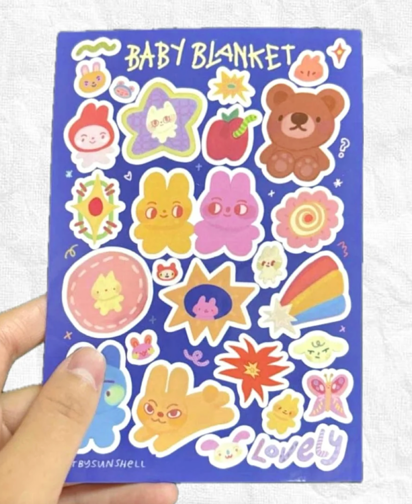 Baby Blanket Sticker Sheet