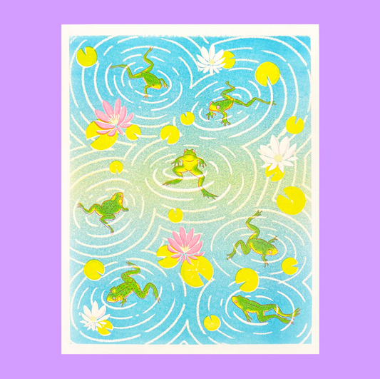 Frog Pond Print