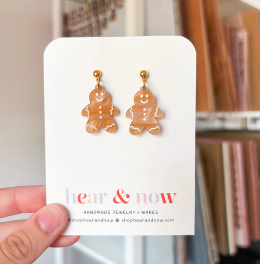 Gingerbread Men Earrings