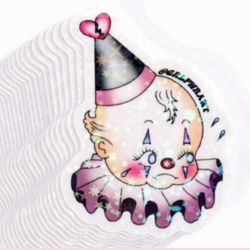 Sad Clown Sticker