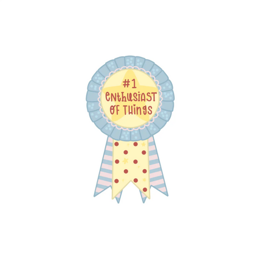 #1 Enthusiast of Things Sticker