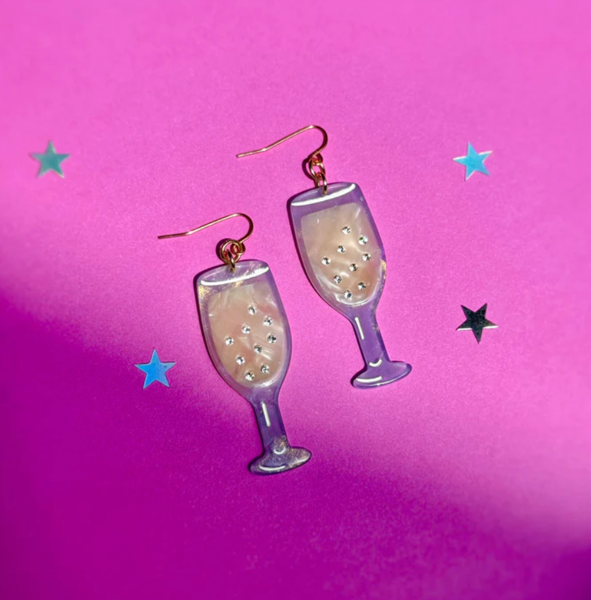 Champagne Earrings