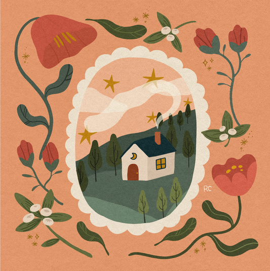 Spring House Print