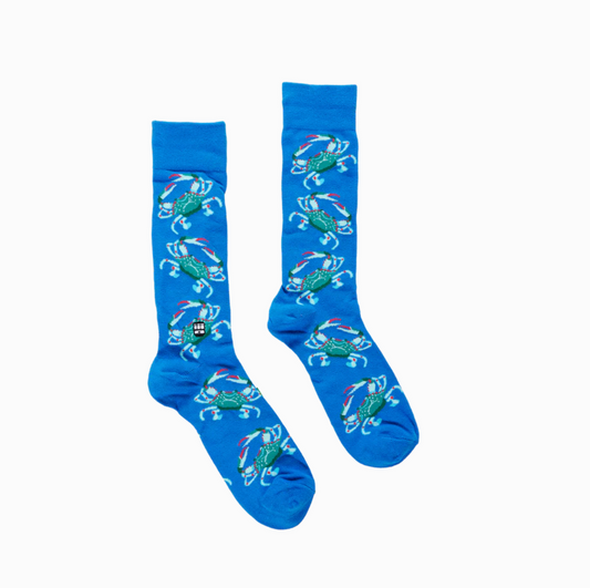 Blue Crab Socks
