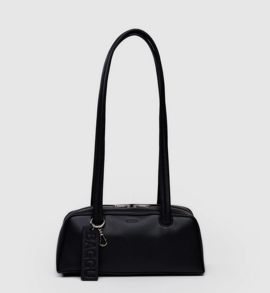 Small Recycled Leather Bowler Bag