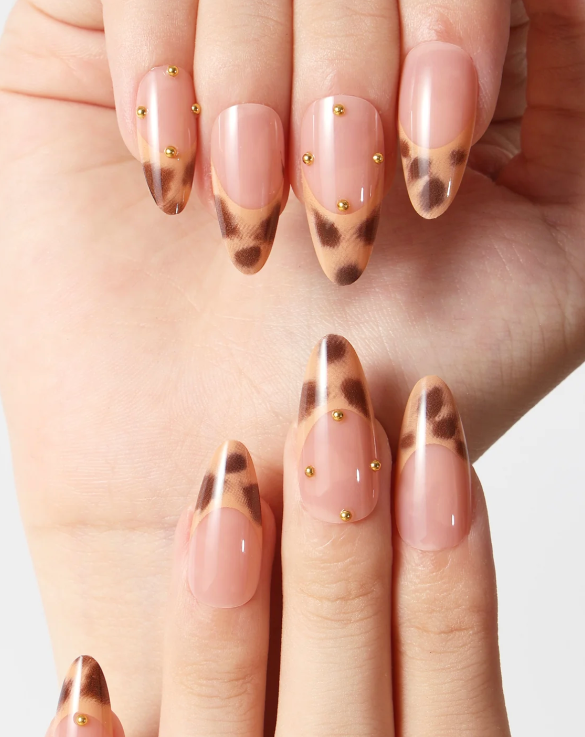 French Leopard Nails