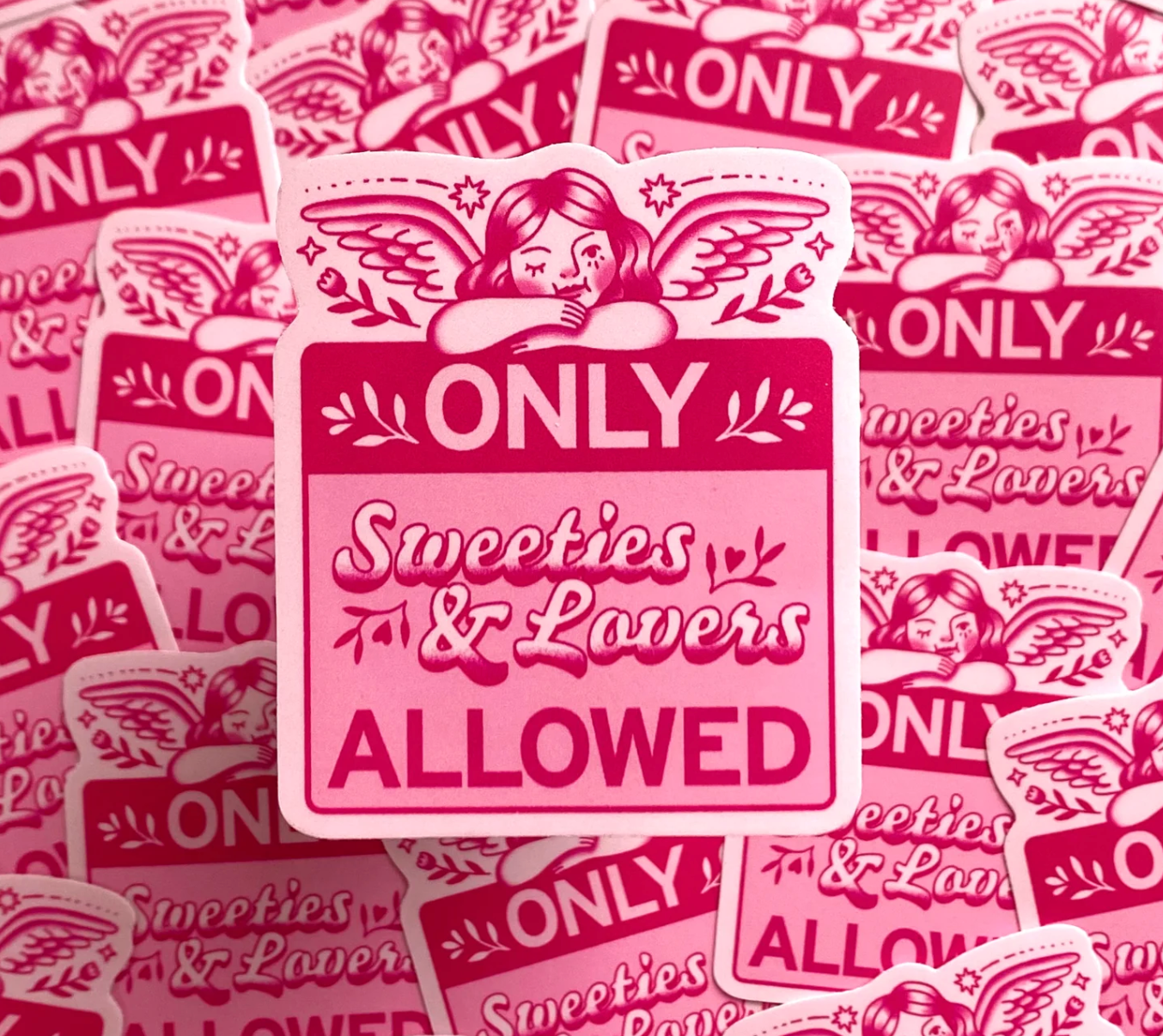 sweeties & lovers sticker