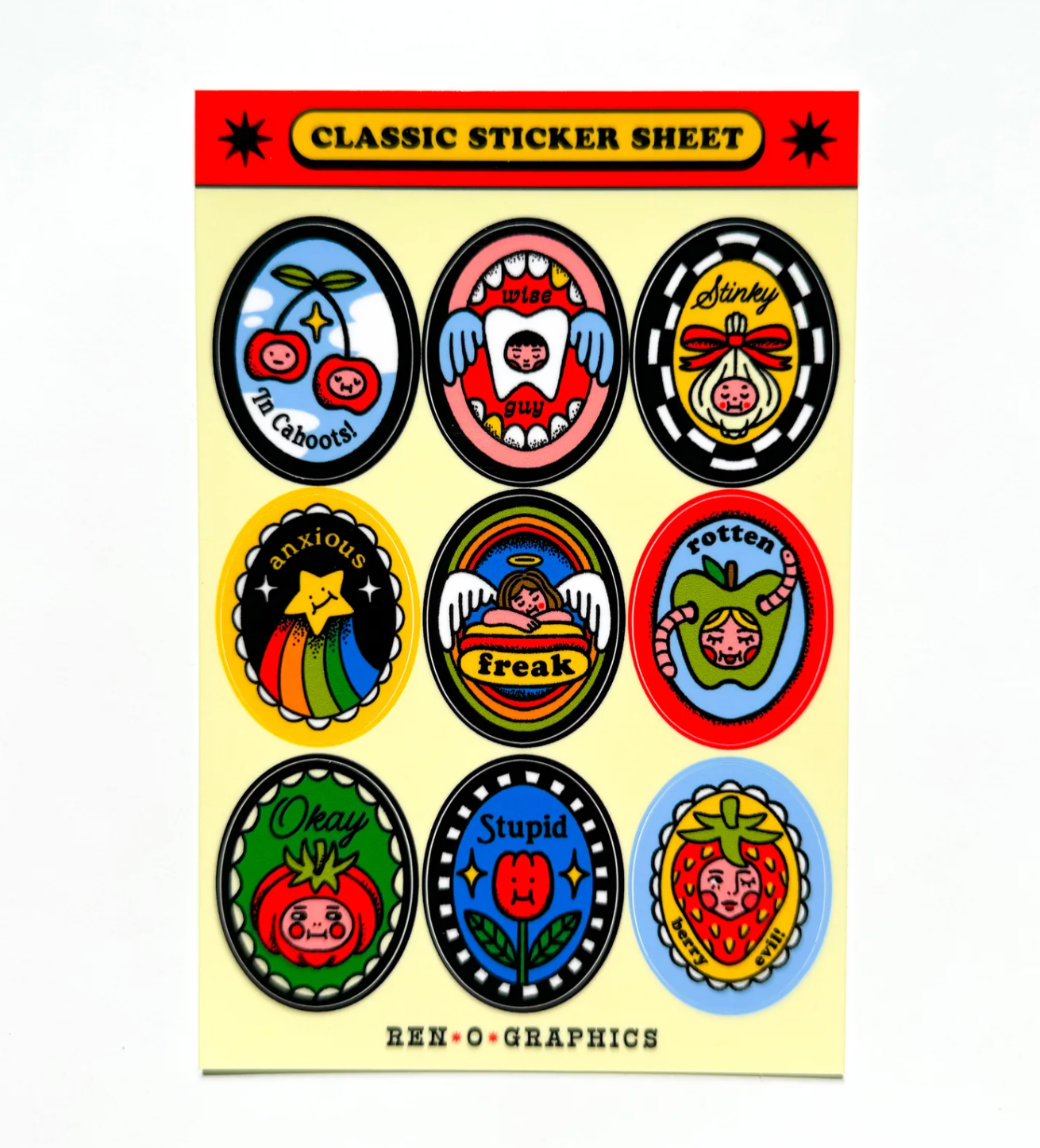 Classic Sticker Sheet
