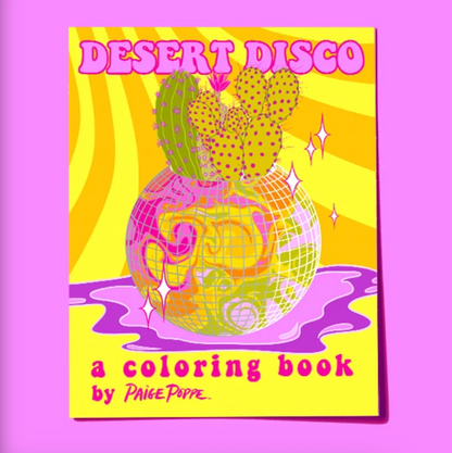 Desert Disco Coloring Book