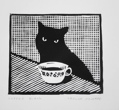 Coffee Black Print