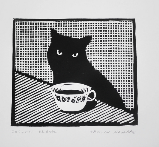 Coffee Black Print