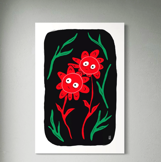Anxiety Flower Postcard Print