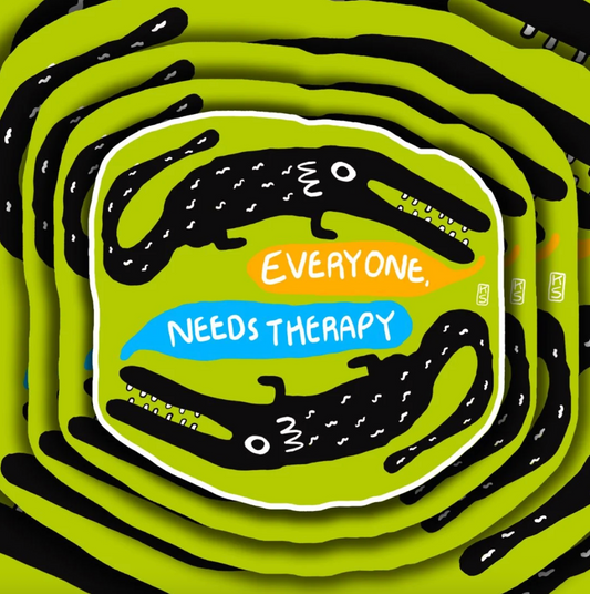 Everyone Needs Therapy Sticker
