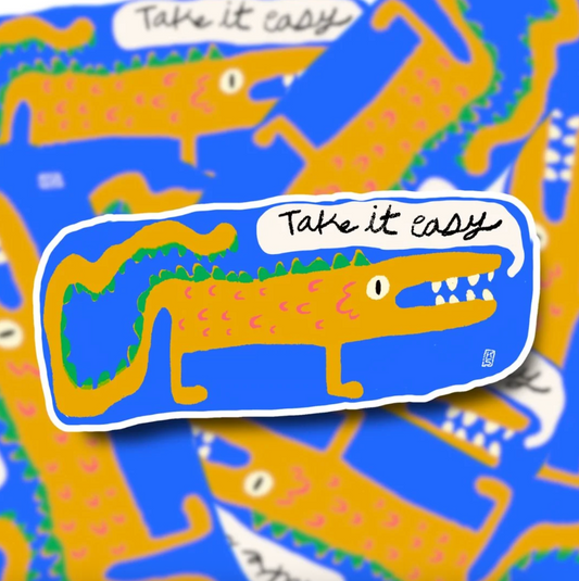 Take It East Sticker