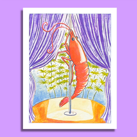 Shrimp Dancer Print