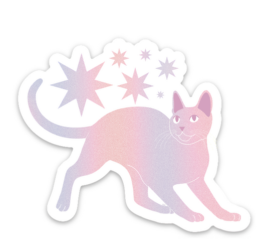 Sparkle Cat Sticker