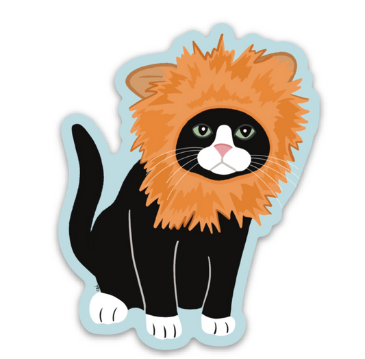 Not Lion Sticker