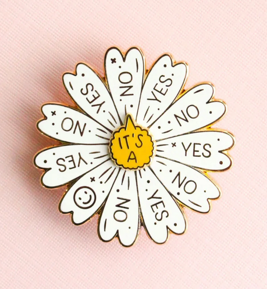 Spinning Daisy Pin