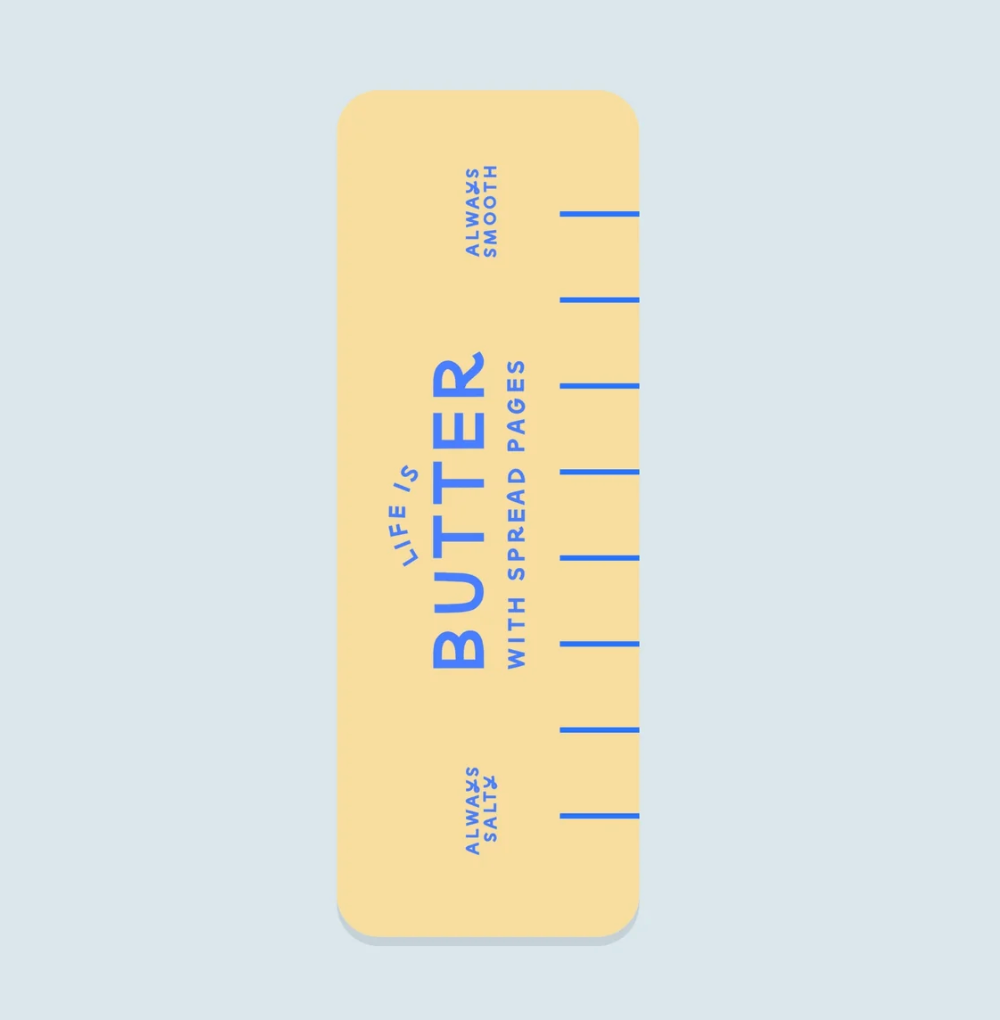 Butter Bookmark