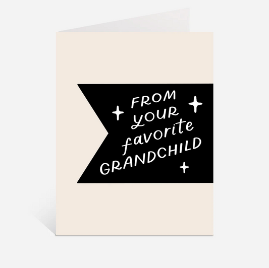 From Your Favorite Grandchild Card
