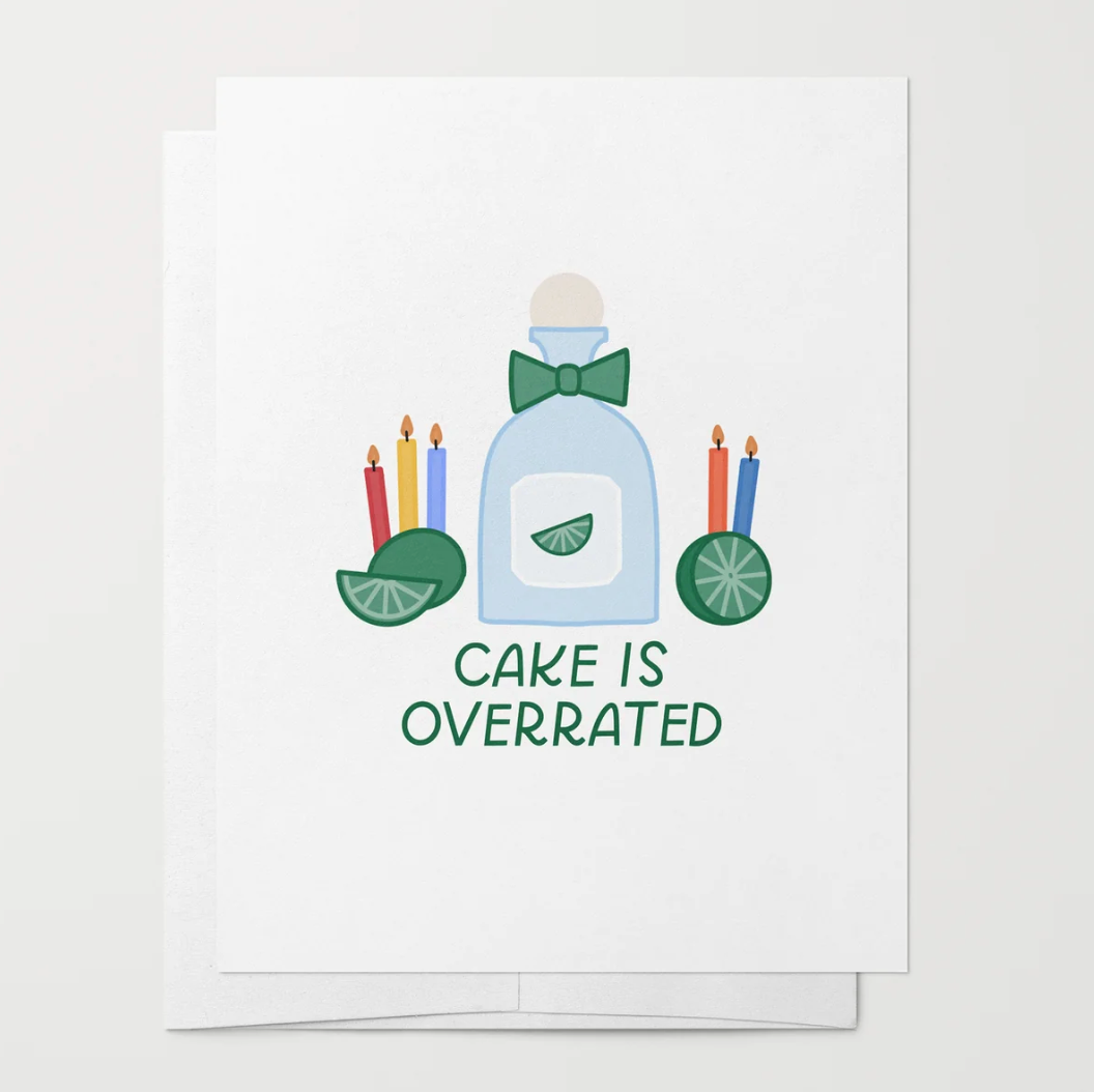 Cake is Overrated Card