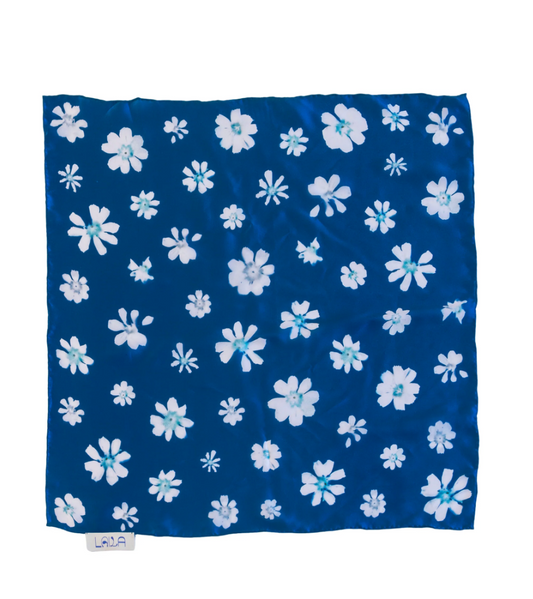 Cyanotype Silk Scarf