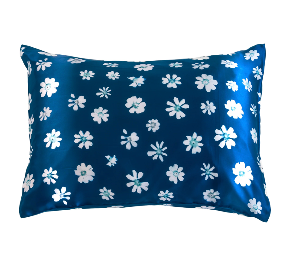 Cyanotype Silk Pillowcase