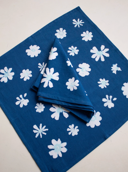 Cyanotype Cotten Napkin Set