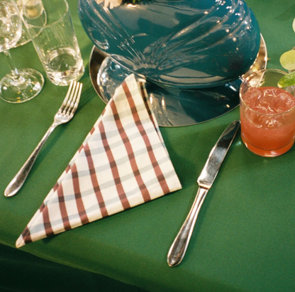 Gingham Cotton Napkin Set