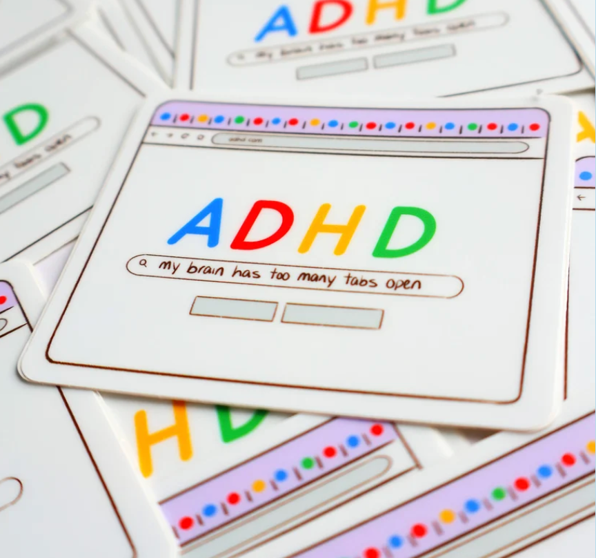 ADHD Sticker