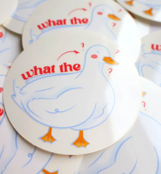 What The Duck Sticker