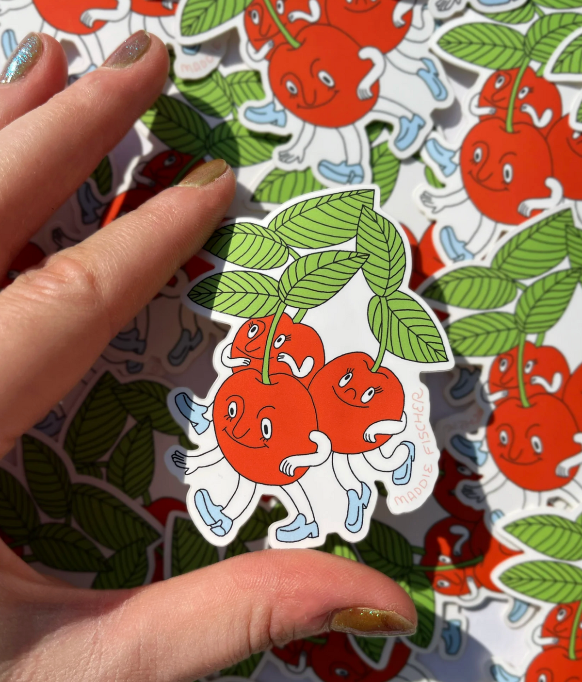Cherry Trio Sticker