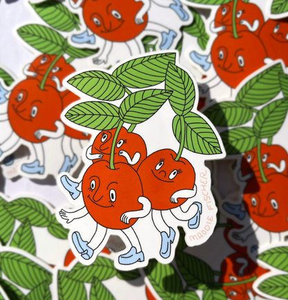 Cherry Trio Sticker