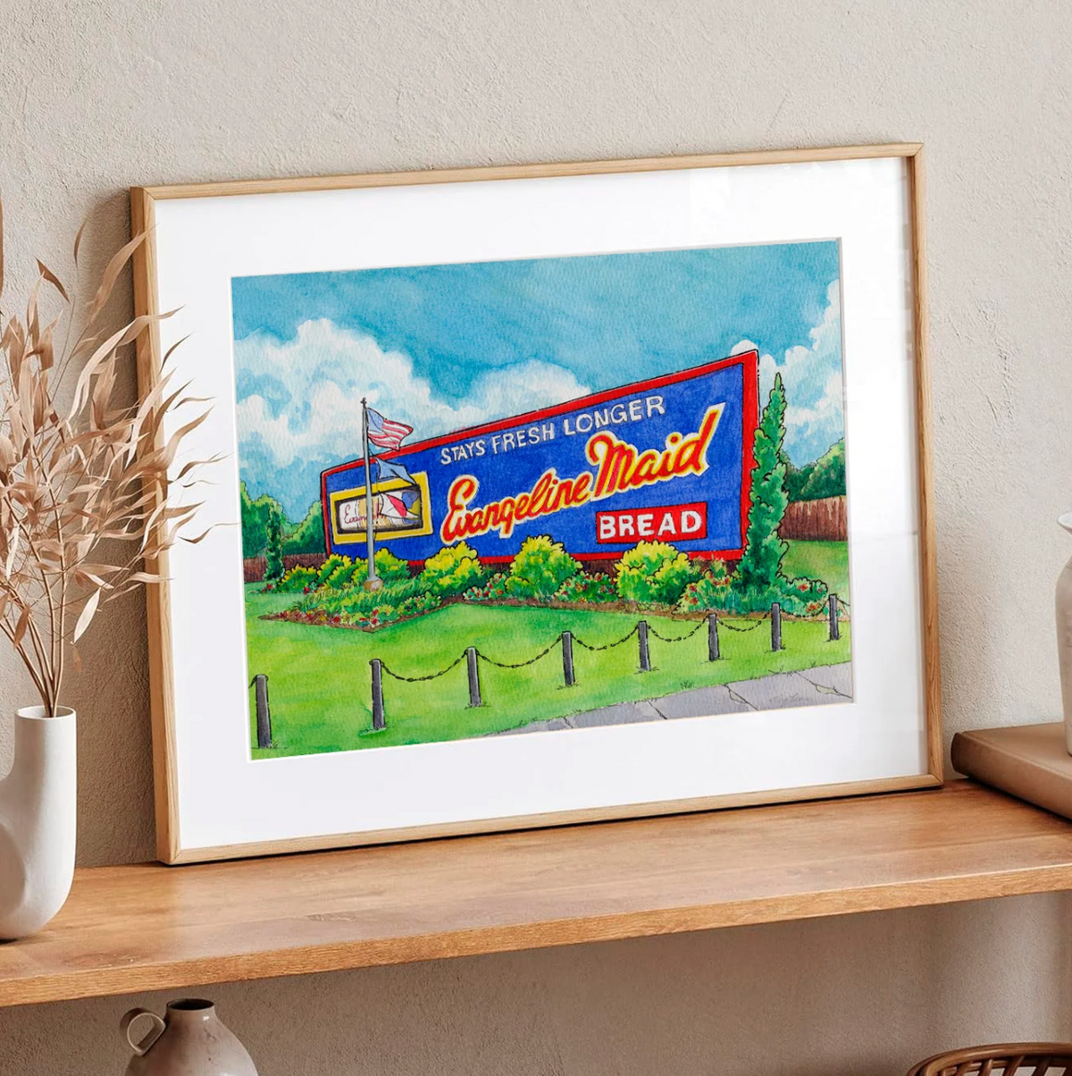 Evangeline Maid Sign Print