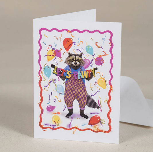 Let's Pawty Card