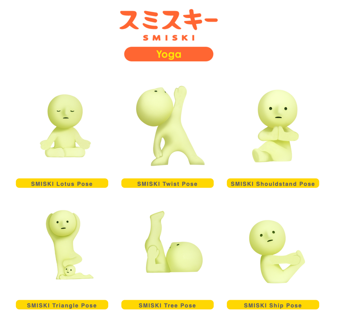 Smiski Yoga Series