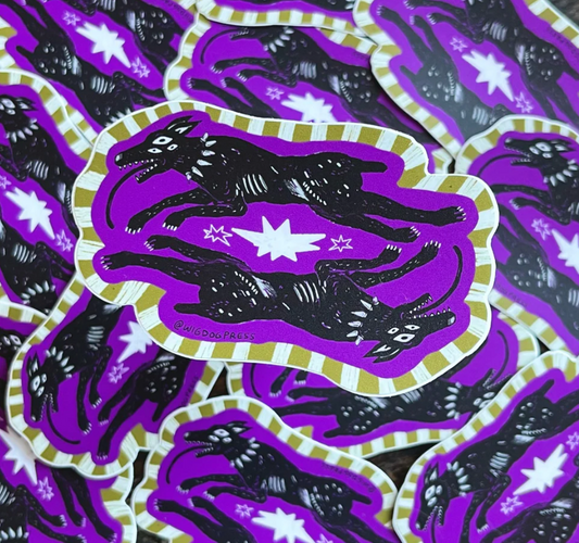 Demon Dog Sticker