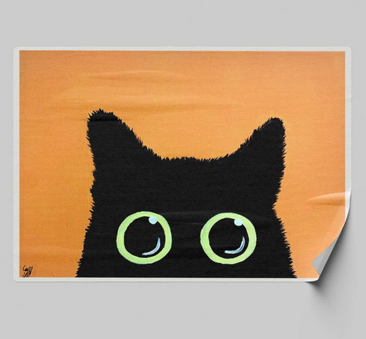 Black Cat Sticker
