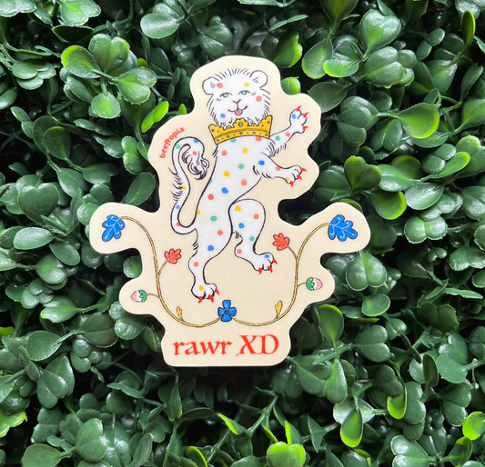 Rawr XD Sticker