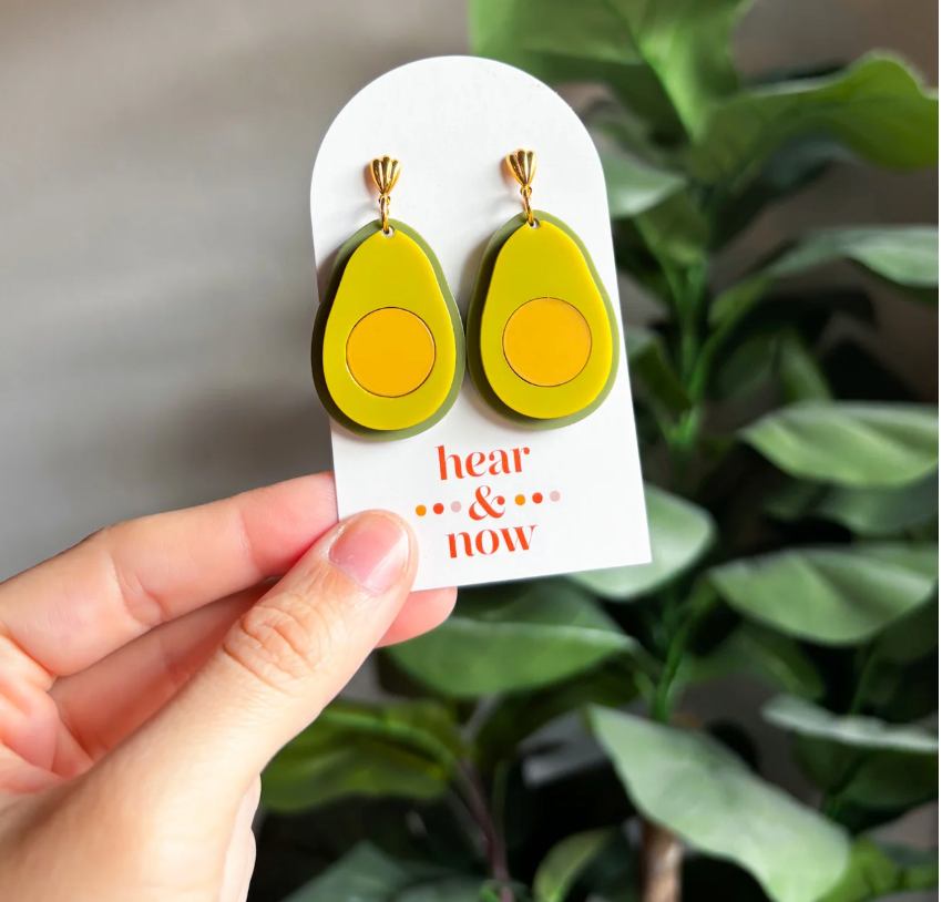 Avocado Earrings