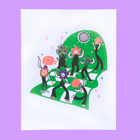 Flower Party Print